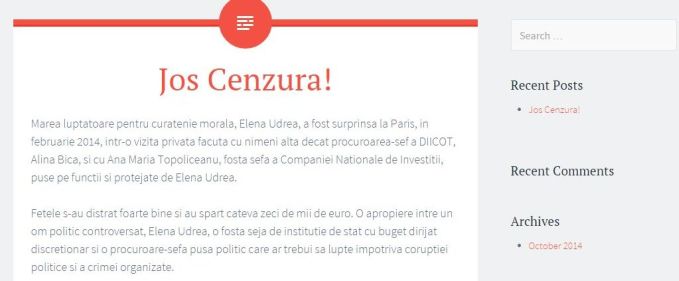 Afacerea “joscenzura2004”: o lucrătură bună, dar a cui?