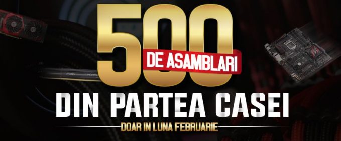 PC Garage oferă 500 de asamblări Gold gratuite