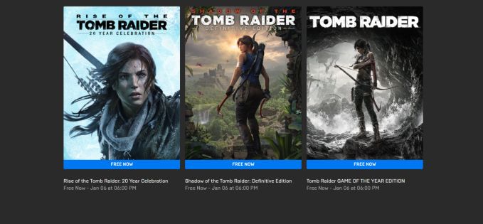 Trilogia Tomb Raider este disponibilă gratuit pe Epic Store