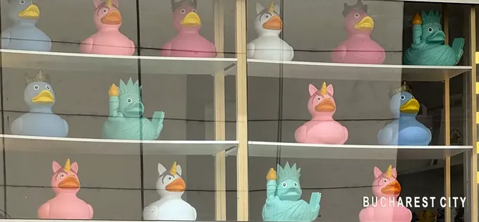 Bucharest Duck Store: avem și magazin de rățuște de baie