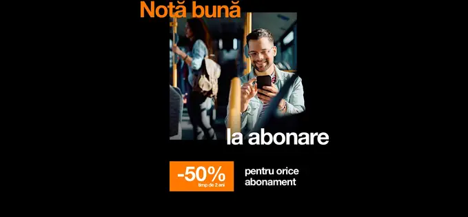 Orange lansează cea mai bună ofertă de portare de până acum: 50% reducere timp de 2 ani